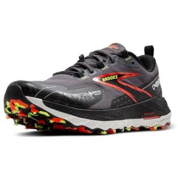 Scarpe Brooks Cascadia 18 Medium GORE-TEX grigio scuro rosso
