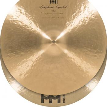 Cymbales symphoniques 22 Medium Meinl (la paire)