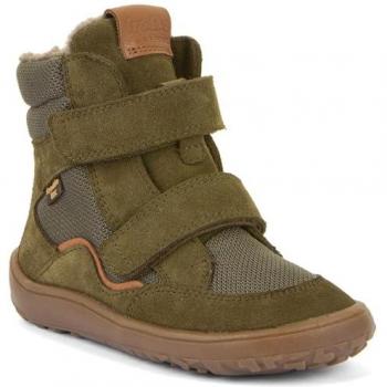 Pieds nus en laine froide pour enfants BAREFOOT TEX WINTER Froddo Olive