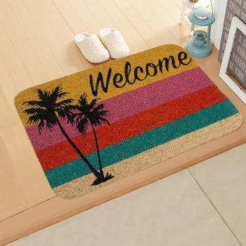 Welcome Message Non-Slip Doormat