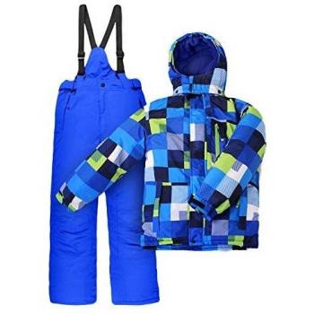 Blauer Outburst Jungen-Ski-Outfit 2‑teilig, 140 cm