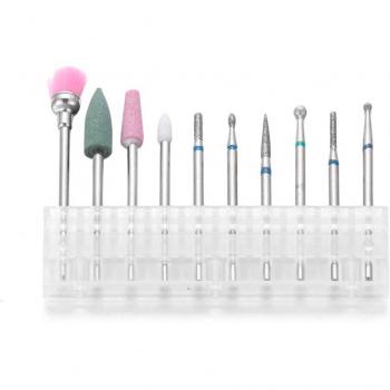 Forets en acier tungstène pour ponceuse à ongles