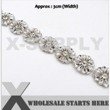 Bridal Rhinestone Trim