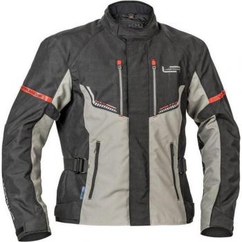 Veste de protection moto imperméable Noir Gris – modèle Lindstrands Lomsen 58