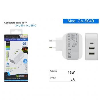 MaxTech Wall Charger 15W Dual