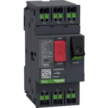 GV2ME03A TeSys GV2 Push‑Button Overload Switch – 0.25 A to 0.4 A