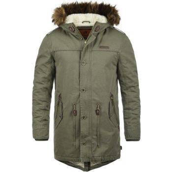 Herren-Mantel INDICODE Parka IDPulsoor, 3XL, Army-Grün, 100 % Baumwolle