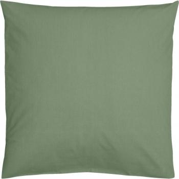 Taie d’oreiller Kaki Sienna avec Fermeture à Rabat et Volant Plat – 50x70 cm (Erwin M.)