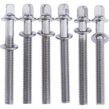 PercussiveFit 50mm Drum Tension Rods with Washers – 6 Unit Bundle