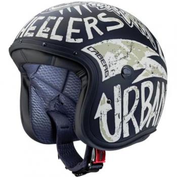 Casco Jet Freeride Nuke Caberg Negro y Gris (S)