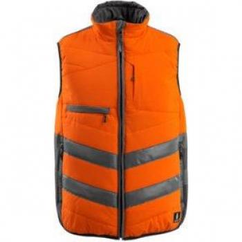 Mascot Grimsby Arbeitsweste 2XL, Warnorange und Anthrazit