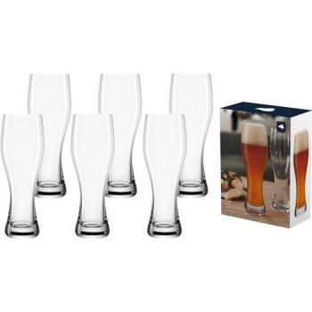 Leonardo Taverna Weizen‑Beergläser, 6er Pack (500 ml pro Glas)
