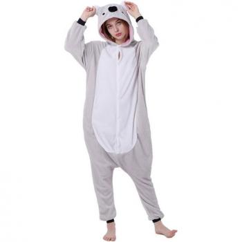 Adult Grey Koala Onesie Sleepwear