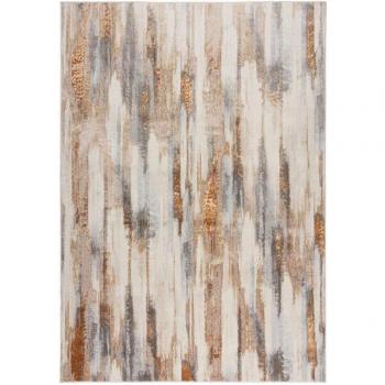 FLAIR RUGS Teppich Eris Glamour, 120 cm, goldfarbener Glanz
