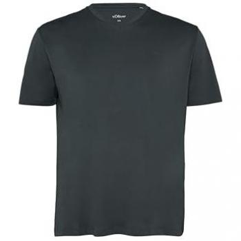S.Oliver Jersey-Kurzarmshirt mit Markenlogo