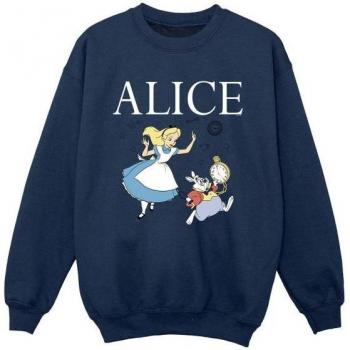 Sweatshirt Disney Garçon Alice au Pays des Merveilles Suivez le Lapin