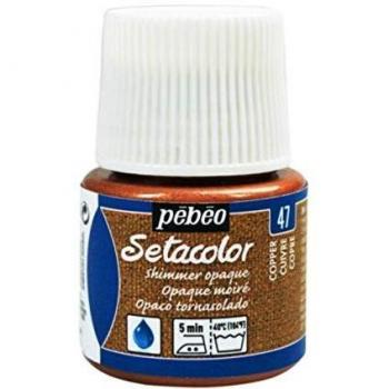 Peinture à tissu Pébéo 45ml Moiré Feu Cuivre
