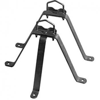 A.S.Sat Stahl Wandhalter 30 cm Abstand, feuerverzinkt, für Masten 42-60mm