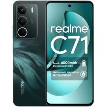 Realme C71 „Forest Owl“ – 16,94 cm Bildschirm, Dual‑SIM, 120 Hz Bildwiederholrate