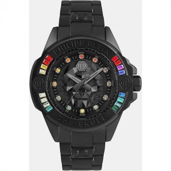 Reloj Philipp Plein The Skull PWNAA0522 para hombre en acero negro