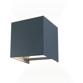 Aplique exterior Leva Antracita 2 luces LED 3000K