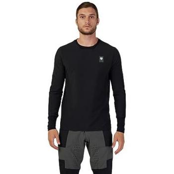 Fox MTB Defend Thermal Langarm Jersey Schwarz S