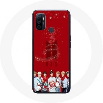 Oppo A53 Red “Bangtan” Christmas Phone Skin