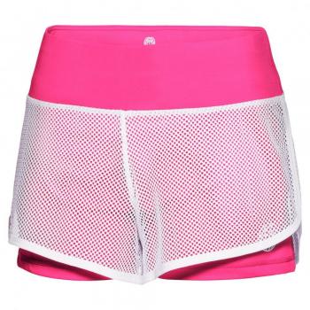 TechFlex Pink Shorts (2‑in‑1) – M