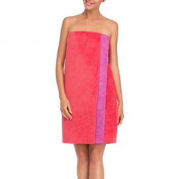 Serviette Kilt Sauna Femme Merry Style 13006 Corail/Violet