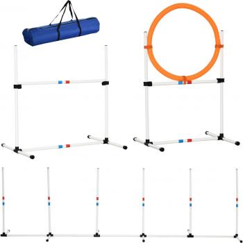 PawHut Dog Agility Training Equipment Set