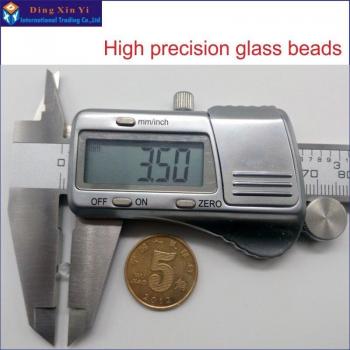 SterilGuard 2000x – 3,5 mm Transparente Glasperlen, Hohe Präzision, Labor‑Verwendung