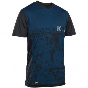 Maillot de Cyclisme Court Ion Scrub Amp 2019 Noir/Bleu, Bleu, XL