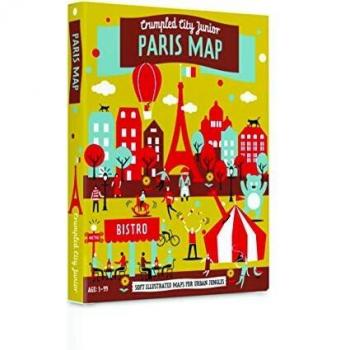 Paris Crumpled City Junior Map