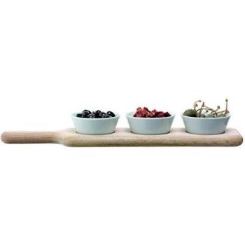 Premium Oak Paddle & Bowl Pair – LSA PX04