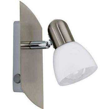 EGLO ENEA Spot – Wohnzimmerlampe aus Metall, Schalter an der Wand