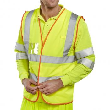 B-Safe BSAFE EN471 HI-VIS VEST SY XXL