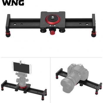 Carril Deslizante de Aleación 50 cm – Rodamientos Cuatro para Smart y Cámara