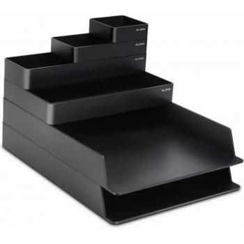 Nusign Black Office Organizer with Round Angles