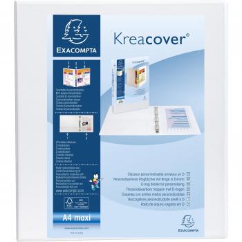 Eastlight 50mm 4D Ring A4 Presentation Binder White Pack of 10