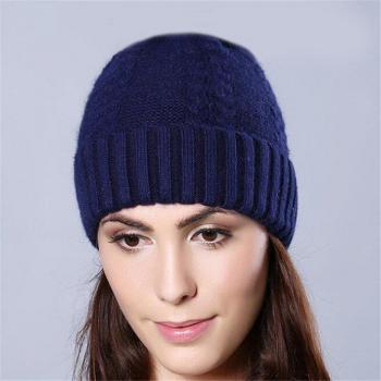 Xthree Girls' Knitted Beanie Hat