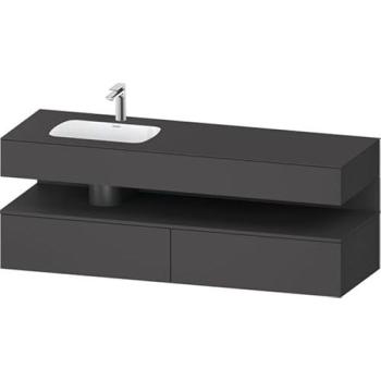Einbauwaschtisch Qatego in Graphit Matt