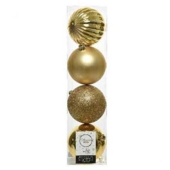 Palline decorative oro assortite D.10cm