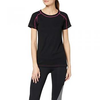 Camiseta Trespass Mamo, Mujer, Color Negro, Talla XXS