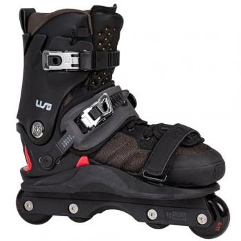 Usd Skates Shadow Team 60: Patín en Línea Black/Red, Talla EU 45