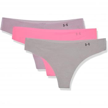 Under Armour 3‑Pack PS Thong für Damen – Violett (SM)