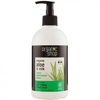 Liquid Soap for Hands with Organic Aloe and Milk (Caring, 500 ml)