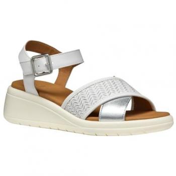 GEOX Meliconia Sandalias Blancas para Mujer