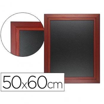 Tableau noir en bois avec surface pour marqueurs type craie 50x60cm