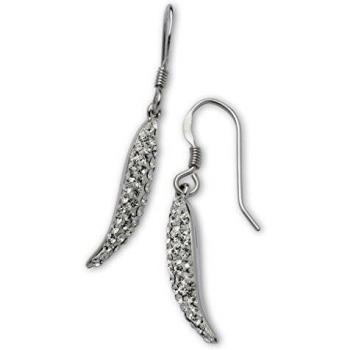 925-06130 Damen Ohrringe – Sterlingsilber, weiß, Zirkonia-Stückchen
