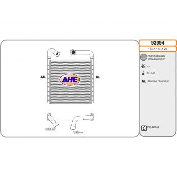 Radiador de Pared AHE 93994